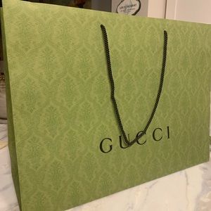 HUGE GUCCI paper shopping bag, Recycled
